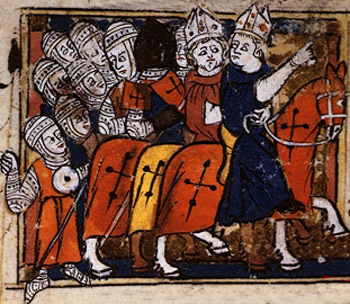  image of Crusaders on horseback
