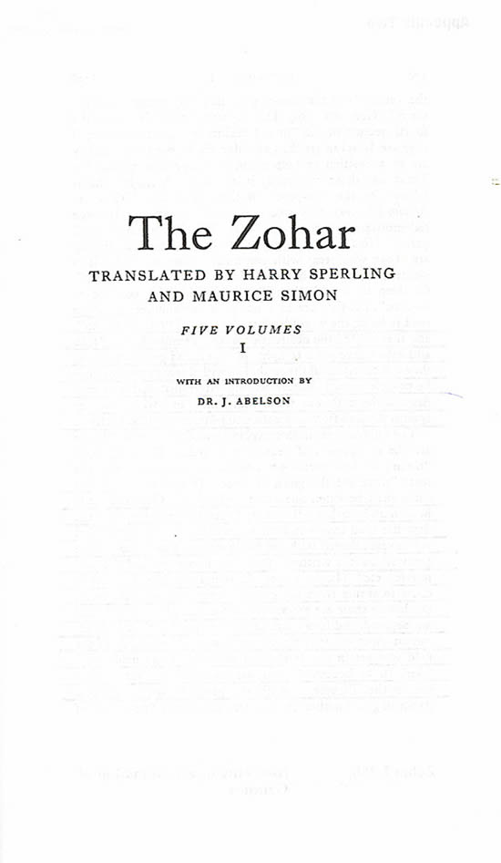 Talmud page Zohar Title