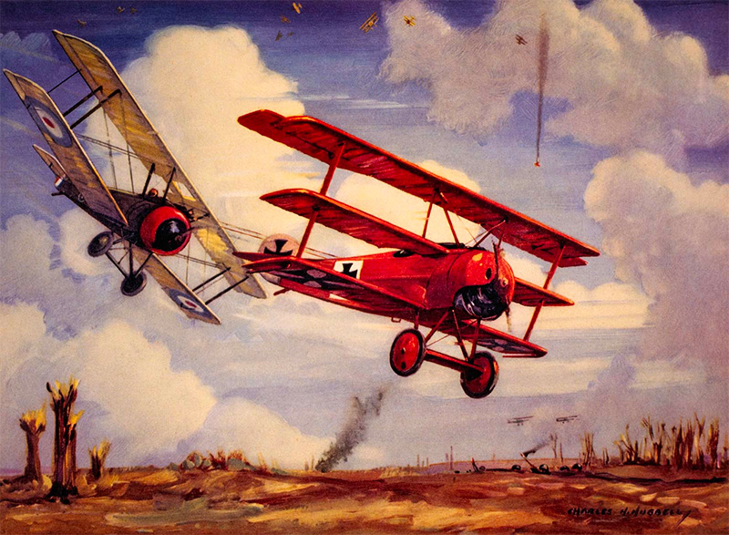 Red Baron in action